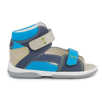 Memo Monaco 1DA Блакитні Дитячі ортопедичні босоніжки (р.22-31), Розмір дитячого взуття: 22, зображення 4