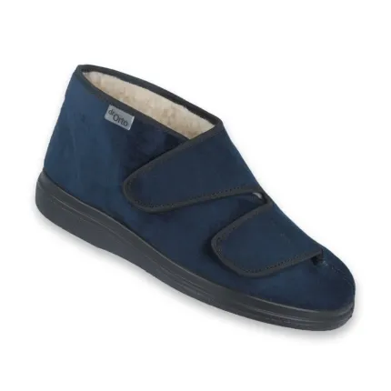 Ботинки мужские с мехом диабетические для проблемных ног Dr Orto System 986M010 синие, Цвет: Темно Синий, Размер мужской обуви: 42