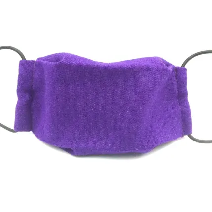 Захисна маска для обличчя багаторазова тришарова Mark II Фіолетова, зображення 2