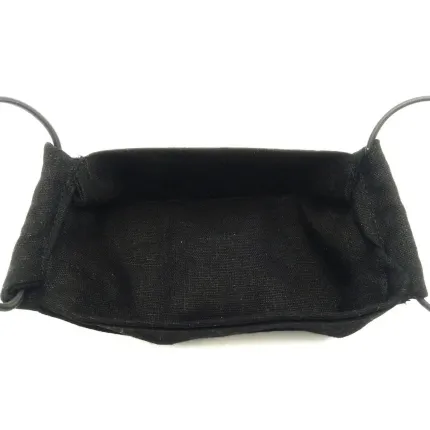 Захисна маска для обличчя багаторазова тришарова Mark II Чорна, зображення 2