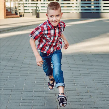 Ортопедические босоножки детские Memo Monaco 3DA Черные (р. 22-31), Размер детской обуви: 25, изображение 4