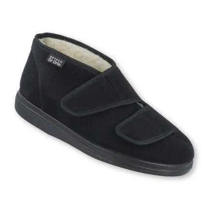 Черевики жіночі з хутром діабетичні для проблемних ніг Dr Orto System 986D011 чорні, Колір: Чорний, Розмір жіночого взуття: 37