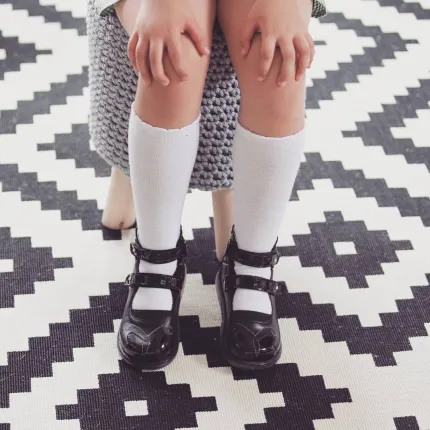 Memo Princessa 3LY Черные Ортопедические туфли для девочек (р. 22-35), Размер детской обуви: 32, изображение 9