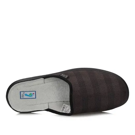 Тапочки чоловічі діабетичні для проблемних ніг Dr Orto System 132М017 (125M012) коричневі сітка, Колір: Коричневий сітка, Розмір чоловічого взуття: 45, зображення 3