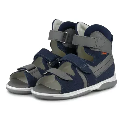 Memo Hermes 1DA Сіро Сині Дитячі ортопедичні босоніжки (р.30-38), Розмір дитячого взуття: 32, зображення 2