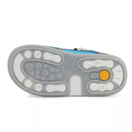 Memo Monaco 1DA Голубые Детские ортопедические босоножки (р.22-31), Размер детской обуви: 27, изображение 6