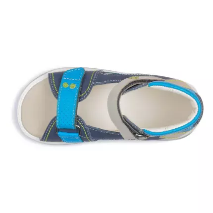 Memo Monaco 1DA Голубые Детские ортопедические босоножки (р.22-31), Размер детской обуви: 27, изображение 5