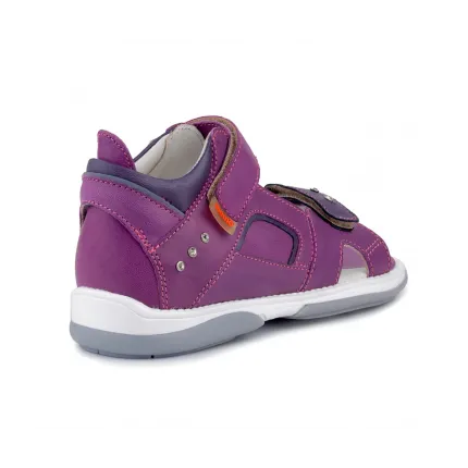 Memo Capri 3NA Фиолетовые Детские ортопедические босоножки (р.30-38), Размер детской обуви: 36, изображение 3