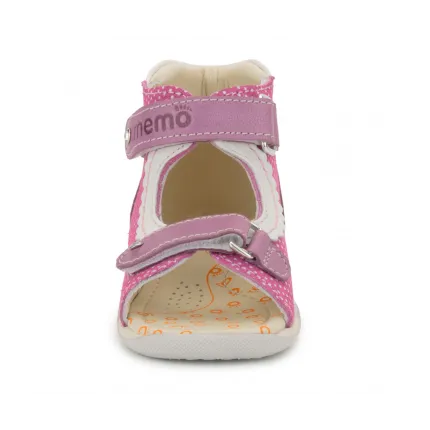 Memo Mini 1JE Розовые Ортопедические босоножки для девочек (р.18-21), Размер детской обуви: 18, изображение 7