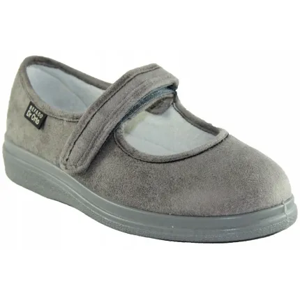 Балетки жіночі діабетичні для проблемних ніг Dr Orto System 462D001 сірі, Колір: Сірий, Розмір жіночого взуття: 37