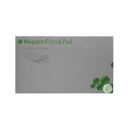 Mepore Film & Pad повязка на рану стерильная, прозрачная, водонепроницаемая 9 х 20 см