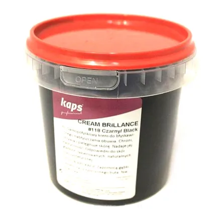 Крем для придания блеска Kaps Cream Brillance 500 ml, черный