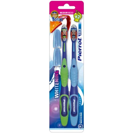 Набір зубних щіток Pierrot Gold, Ref.344, 2 шт.