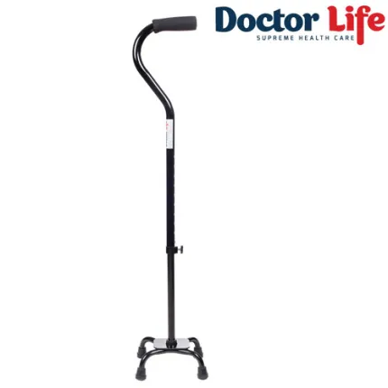 Трость четырехопорная алюминиевая с малой базой Doctor Life