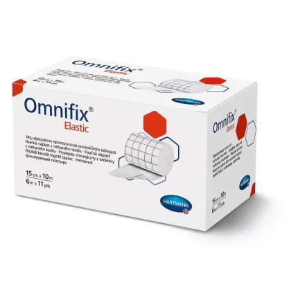 Omnifix Elastic 15см х 10м - фіксуючий пластир, Розмір пластиру: 15 см х 10 м, Тип: Пластир на нетканій основі