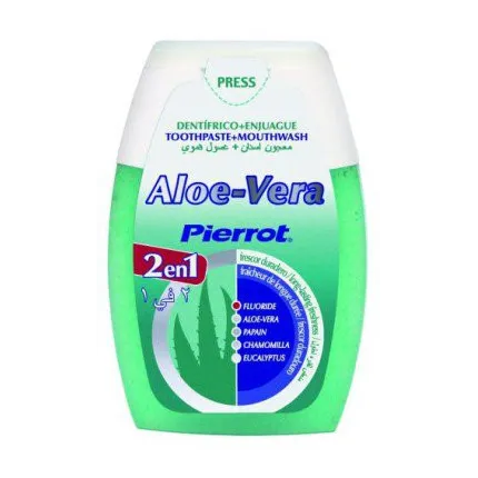 Зубна паста 2в1 Pierrot Aloe Vera "Алое Вера", 75 ml, Ref.57