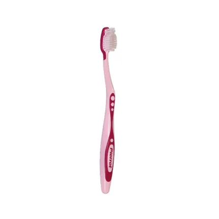 Зубна щітка Pierrot B-elle toothbrush, м'яка, рожево-малинового кольору, для жінок, Ref.34, Колір зубної щітки: Малиновий