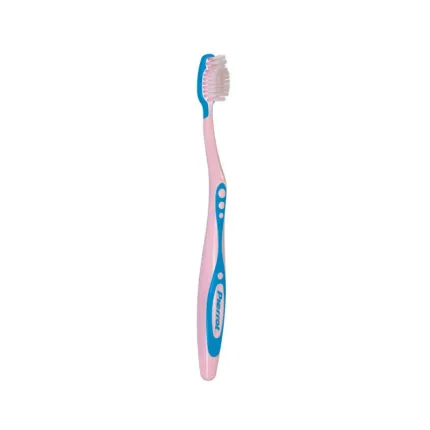 Зубна щітка Pierrot B-elle toothbrush, м'яка, рожево-блакитна, для жінок, Ref.34, Колір зубної щітки: Блакитний