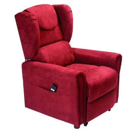 Підйомне крісло з двома моторами, BERGERE (червоне)