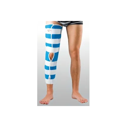 Жесткая шина для ноги с 4-мя металлическими ребрами жесткости Reabilitimed Тутор-Н, Размер: S