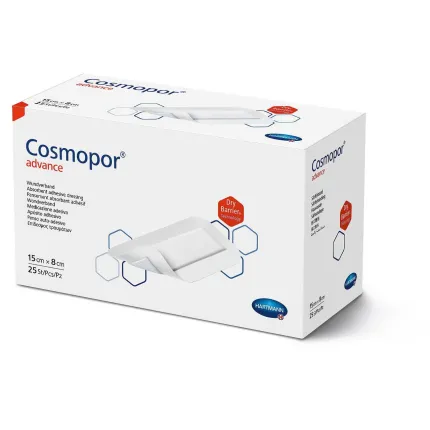 Cosmopor® advance 15см x 8см Пов'язка пластирна стерильна 1шт, Розмір пластиру: 15 см х 8 см