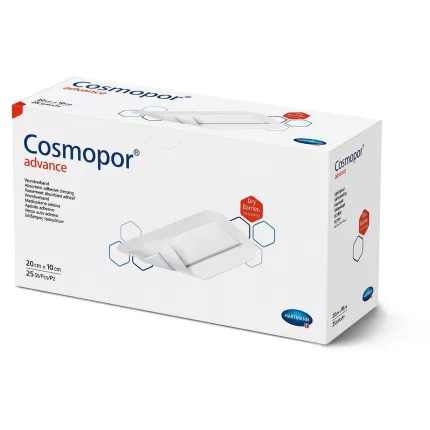 Cosmopor® advance 20см x 10см Пов'язка пластирна стерильна 1шт, Розмір пластиру: 20 см х 10 см