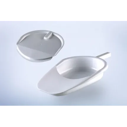 Судно підкладне пластикове з кришкою Tespro