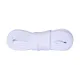 Шнурки для взуття плоскі Kaps Sneakers Laces 120 см Білі, Довжина шнурівок, см: 120, Колір шнурівок: Білий