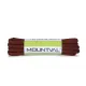 Шнурки для трекінгового взуття Mountval Laces 180 Коричневий, Довжина шнурівок, см: 180, Колір шнурівок: Коричневий, Тип шнурівок: Круглі 4 мм