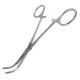 Затискач кровоспинний зігнутий Surgiwelomed Mixter-O'Shaugnessy. Довжина 15,5 см, р.ч. 45 мм