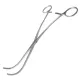 Затискач атравматичний для лігатури зігнутий Surgiwelomed DE BAKEY, довжина 24 см, р.ч. 80 мм