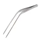 Пинцет ушной изогнутый анатомический Troeltsch. Длина 15 см, р. 20х2 мм