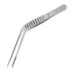 Пінцет вушний зігнутий анатомічний Troeltsch. Довжина 10,5 см, р.ч. 17х2 мм