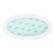 Самоклеюча силіконова пов'язка з суперабсорбуючим полімером RespoSorb® Silicone Border Oval 12 х 23 см 1 шт, Розмір пов'язки: Oval 12 см х 23 см