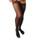 Панчохи компресійні медичні 2 клас довгі бежеві Veinax Transparent Прозорі, Розмір: 4, Колір компресійного виробу: Чорний, Довжина: Довгі, Носок: Закритий