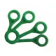 Qmed Finger Exerciser Medium - Тренажер для пальців, зелений